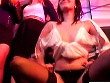 Glam Euros Fuck And Suck Strippers At Orgy