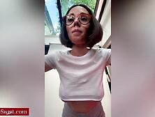 Hot Hairdresser Gets Lascivious After Haircut And Rides Her Large Sex toy - Eve Enjoyable