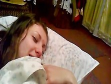 Slender teen 18+ cutie swallows my dick