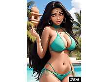 Jaya Anjali hollyday swimming pool video (Ai model)