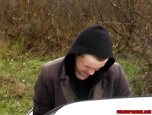 Kidnapped And Fucked in car in countryside