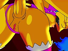 marge simpson es infiel con bart mientras homero trabaja