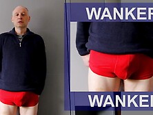 Jonathan is a wanker and exhibitionist and is keen to tell u as this chab undresses and masturbates his uncut rod for all to wat