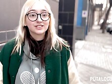 Caught Geek Blonde With Eme Jota