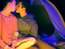 Two Horny Twinks Are Having Sex On Their Camping Trip