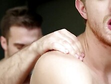 Gabriel Clark Is Pushing His Hard Cock In Levi Michaels's Bum