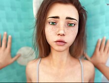 12 - My stepsister is fingering herself after she sees my..