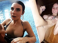 Sweet Steamy Sauna Oral sex: Pool Sex Adventure with Party Hoes