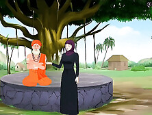 New Desi Pandit And Hijabi Ladki Sexy Video