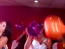 Bachelor Party Gone Wild! Striptease & Blowjob Orgy with Hot Babes