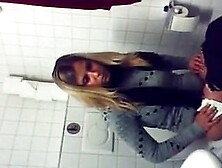 Hot Blonde Peeing On Hidden Cam