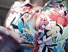 He Climax To Cleavage - Point Of View - Domme Humiliates Goon For Femdom Clip Addiction