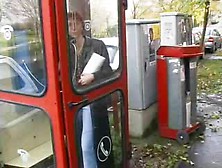 Phone Booth Handjob