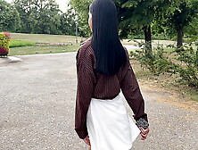 Meeting A Cute Whore In The Park Turns Into Attractive Rough Fucking