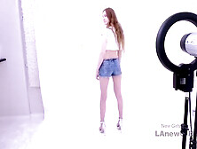 Blonde With Sexy Legs Gets Fucked In Ass At Audition