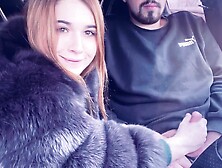 Mistress In A Fur Coat Fucked A Slave In The Car And Sucked Him Until He Cum Yourdirtydesires