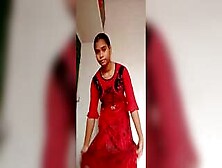 Village teen showing nude in bathroom 2