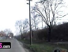 BFFS - Dirty Euro Sluts Get Slutty With A Stranger In The Backseat During RoadTrip In Czech Republic
