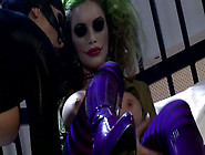 Joker fucks his slutty helper and gorgeous Catwoman