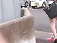 Pretty black-haired bimbo having sharking odyssey with some stranger