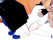 Tv Woman strips naked in the infirmary to fuck