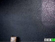 Dark contractors anal bang wifey,  while cuck-old man watches