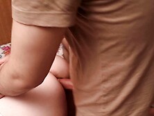 Sexy stepsister got stuck and stepbrother fucked her in her tight pussy