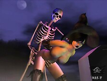 Witches Ball 2 - The After Party - Xxx Skeleton Sex