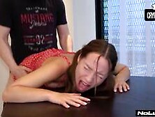 Amateur dark haired babe riding perfect body,  screaming,  hard-core bondage.