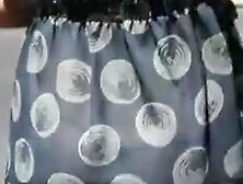 See Thru Skirt Thong Public