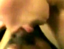 She swallows a big load from this BBC