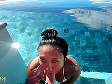 Public BLOWJOB at Infinity Pool in Costa Rica