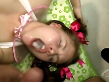 Laura Teen GB With Old Men