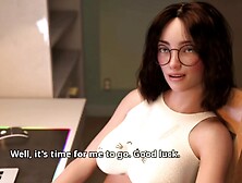 Qboy gives intensive shoulder massage to MILF stepmom