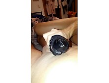 Wifeu2019s Handjob with dirty black thong