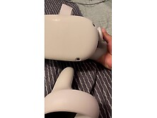 This is the Oculus Quest two,  I can watched VR Reality any honeys real pornstar have a fun it!