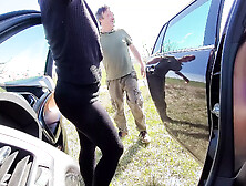 I swallow the cum from my dogging date