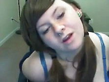 obese corpulent gf playing with her boobs and cum-hole on