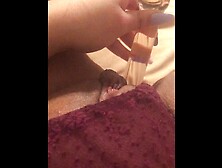 Gamer Lady Makes Vagina Squirt with Rear-end Plug in | Nicole Rose Close Up
