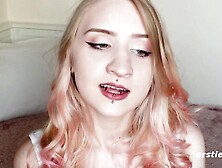 Ersties - Hawt Golden-Haired Aurora M Fingers Her Constricted Twat Whilst Rubbing Her Clitoris