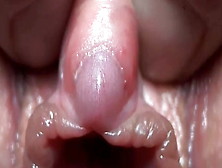 Close Up Clit Milky Squirt