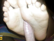 Beautiful Wifey Feet Perfect Footjob,  Toejob And Solejob