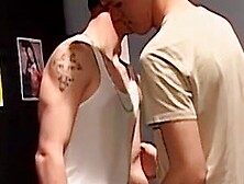 Throat-Fucking Teens - Three Hunks Fuck Each Other Raw And Deep In Asses!