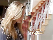 Carmen Callaway gets a creampie after a four-way date