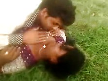 Desi Village Couple Enjoy Outdoor