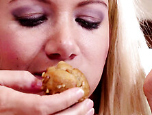 Hayden Marie And Layla Price,  Food Fetish And Scissoring