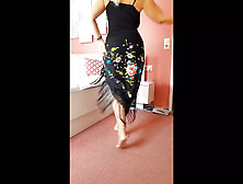 Selena's dancing and sex games in a warm light