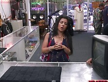 Busty and Sexy Cuban gets fucked hard inside the secret