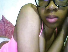 Amateur ebony Nela masturbates and screams