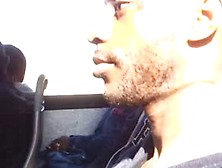 flash on bus caught by girl (funny denial as he le